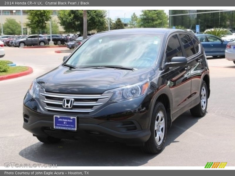 Crystal Black Pearl / Black 2014 Honda CR-V LX