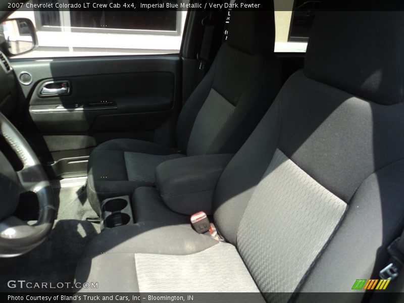 Imperial Blue Metallic / Very Dark Pewter 2007 Chevrolet Colorado LT Crew Cab 4x4