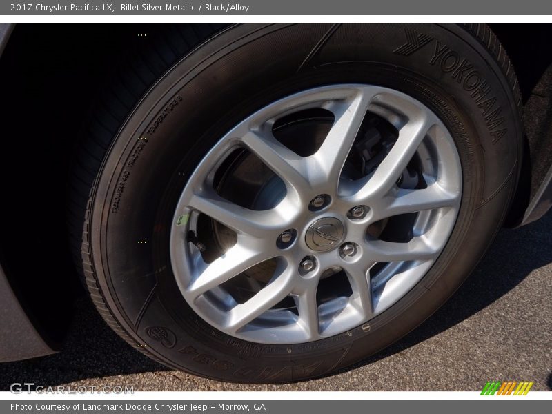 Billet Silver Metallic / Black/Alloy 2017 Chrysler Pacifica LX