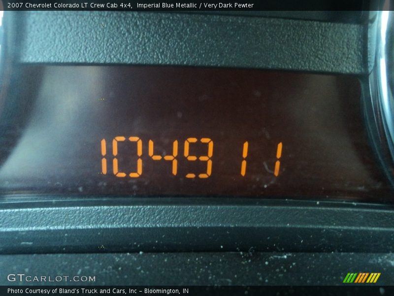 Imperial Blue Metallic / Very Dark Pewter 2007 Chevrolet Colorado LT Crew Cab 4x4