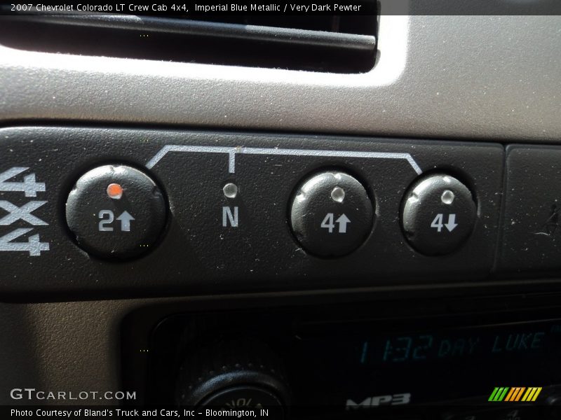 Imperial Blue Metallic / Very Dark Pewter 2007 Chevrolet Colorado LT Crew Cab 4x4