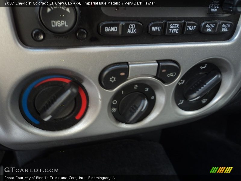 Imperial Blue Metallic / Very Dark Pewter 2007 Chevrolet Colorado LT Crew Cab 4x4