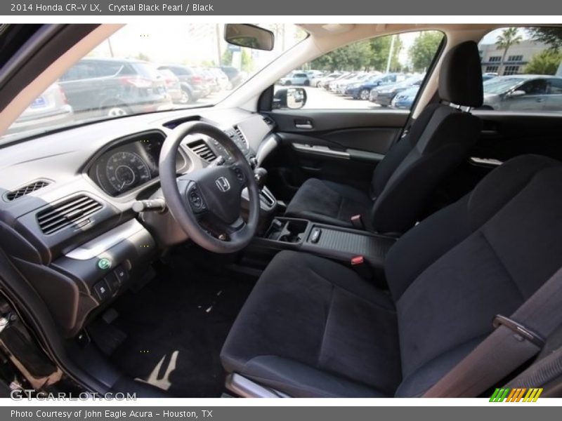 Crystal Black Pearl / Black 2014 Honda CR-V LX
