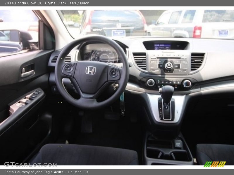 Crystal Black Pearl / Black 2014 Honda CR-V LX