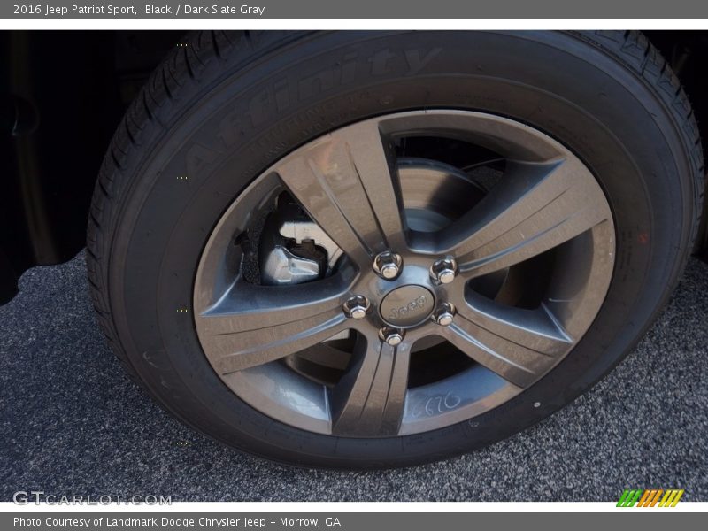 Black / Dark Slate Gray 2016 Jeep Patriot Sport