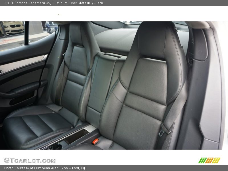 Platinum Silver Metallic / Black 2011 Porsche Panamera 4S