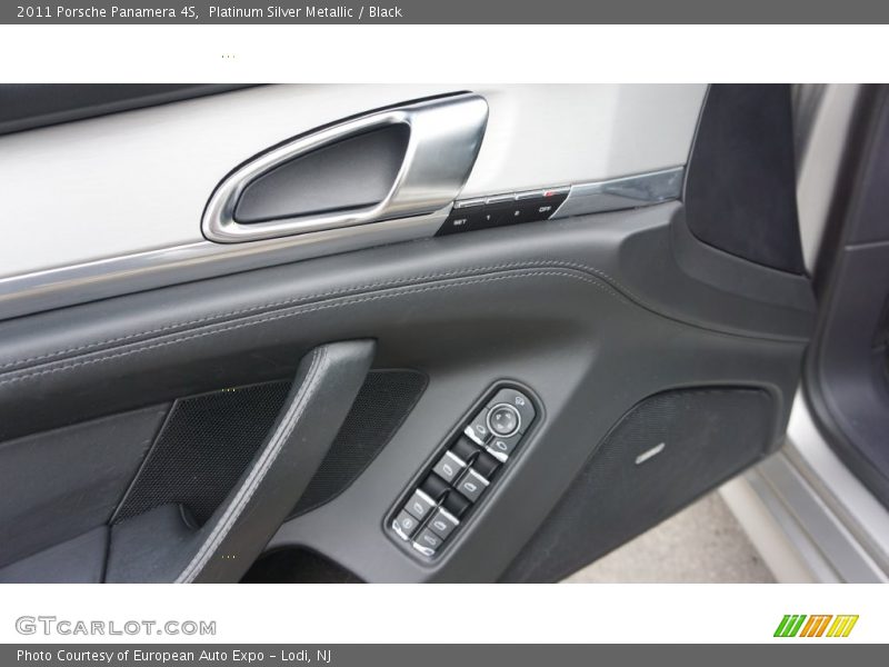 Platinum Silver Metallic / Black 2011 Porsche Panamera 4S