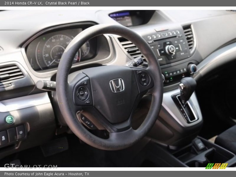 Crystal Black Pearl / Black 2014 Honda CR-V LX