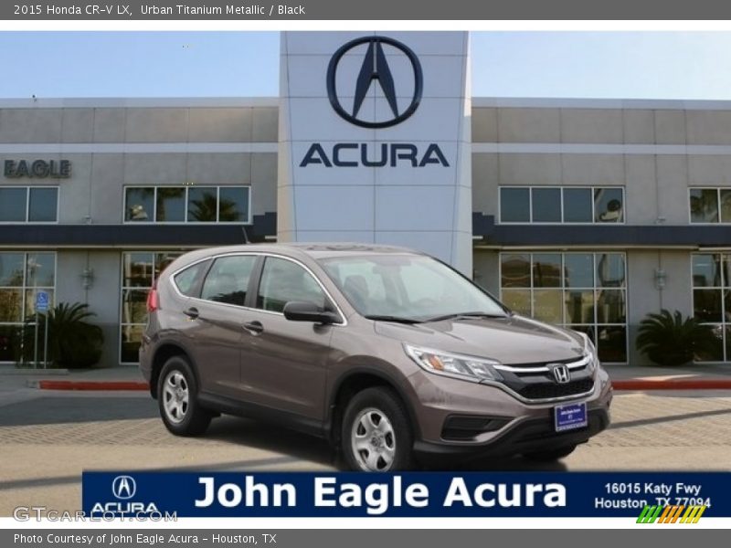 Urban Titanium Metallic / Black 2015 Honda CR-V LX