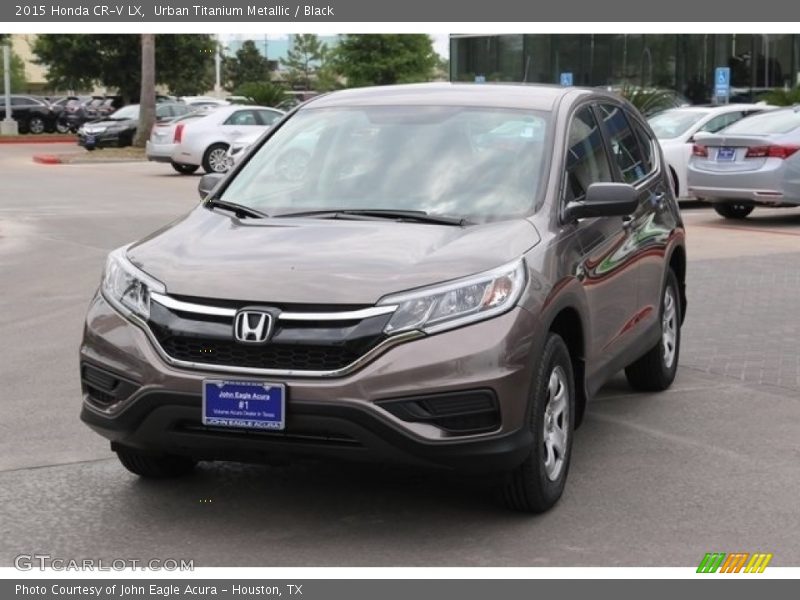Urban Titanium Metallic / Black 2015 Honda CR-V LX