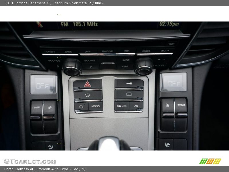 Platinum Silver Metallic / Black 2011 Porsche Panamera 4S