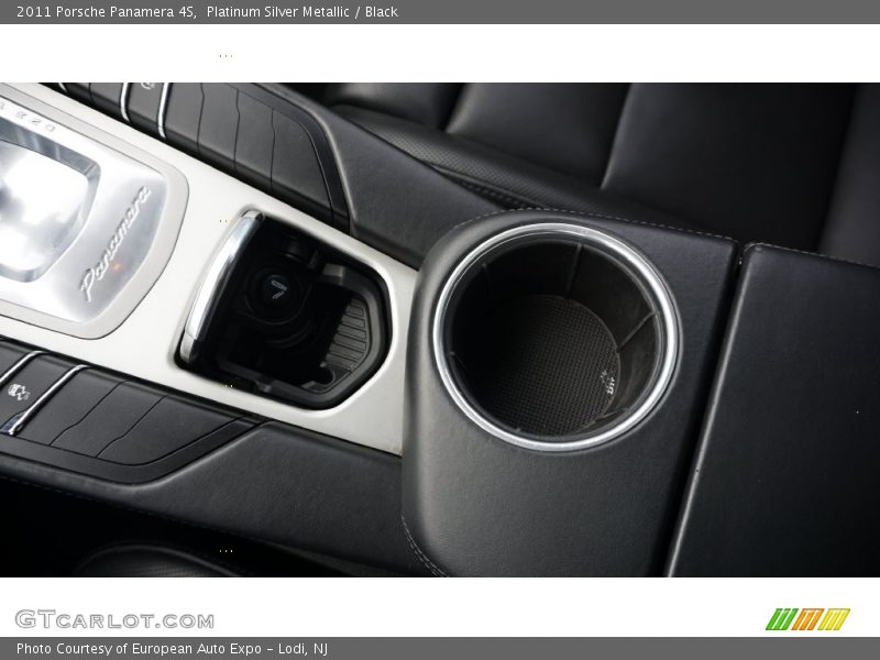 Platinum Silver Metallic / Black 2011 Porsche Panamera 4S