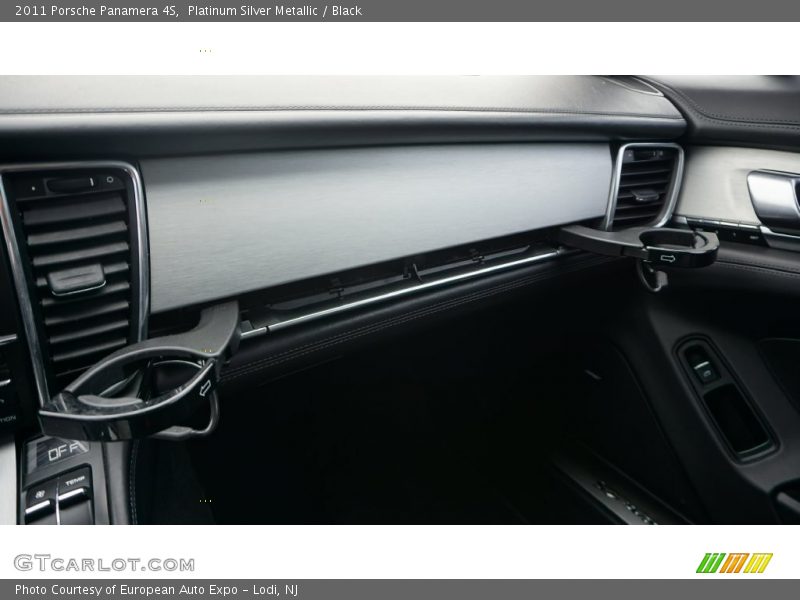 Platinum Silver Metallic / Black 2011 Porsche Panamera 4S