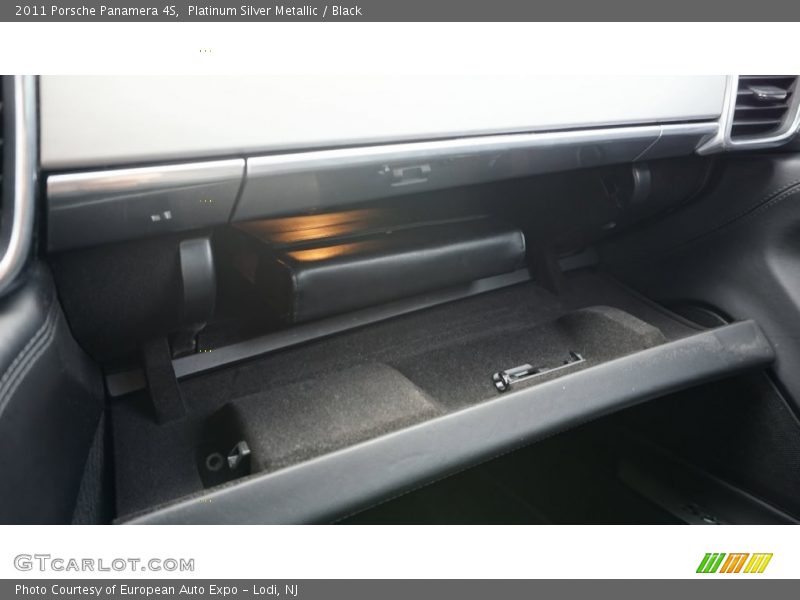 Platinum Silver Metallic / Black 2011 Porsche Panamera 4S