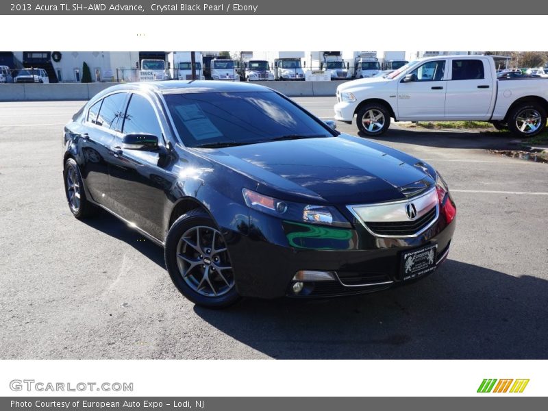 Crystal Black Pearl / Ebony 2013 Acura TL SH-AWD Advance