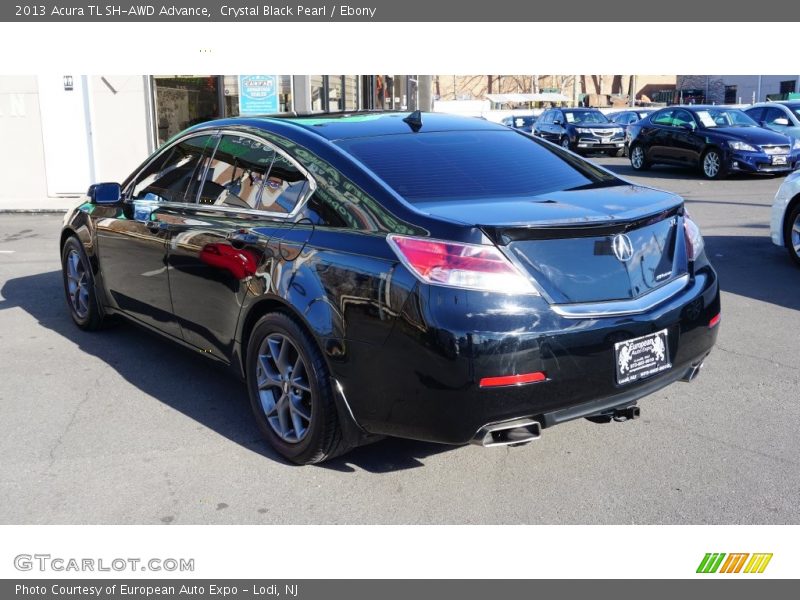 Crystal Black Pearl / Ebony 2013 Acura TL SH-AWD Advance