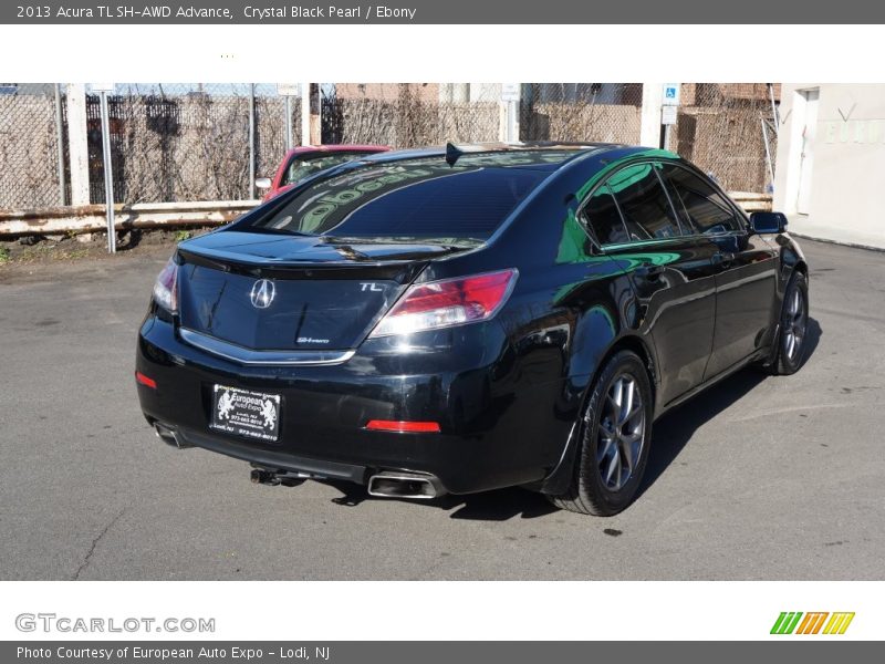 Crystal Black Pearl / Ebony 2013 Acura TL SH-AWD Advance
