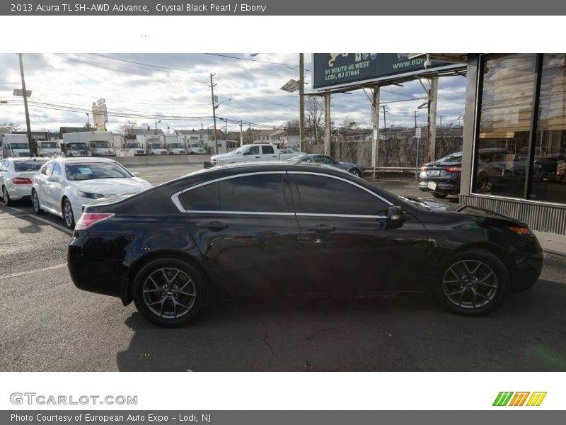 Crystal Black Pearl / Ebony 2013 Acura TL SH-AWD Advance