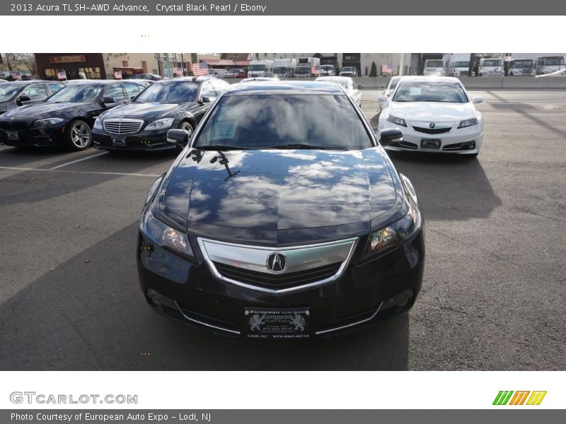 Crystal Black Pearl / Ebony 2013 Acura TL SH-AWD Advance