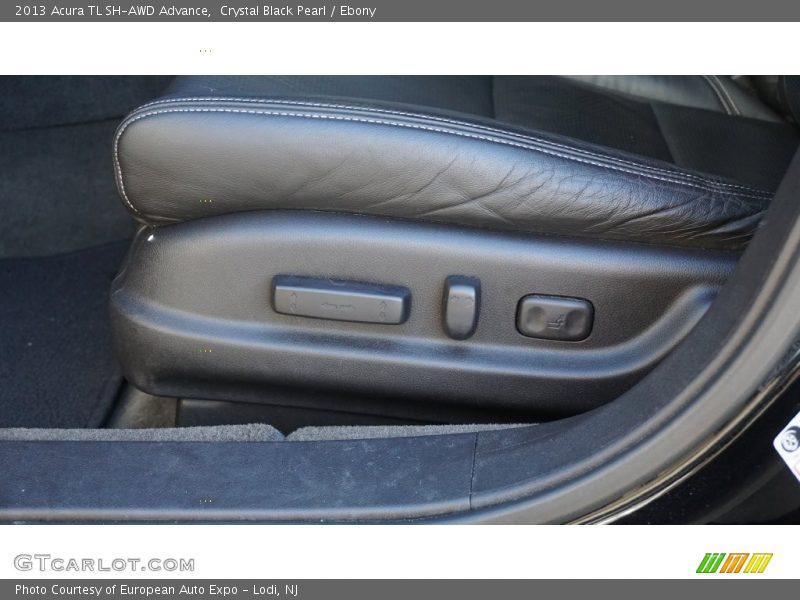 Crystal Black Pearl / Ebony 2013 Acura TL SH-AWD Advance