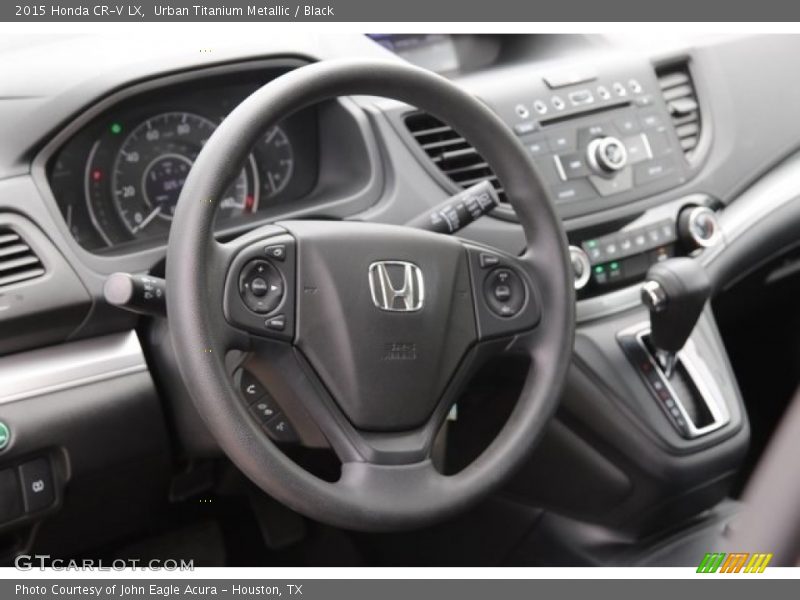 Urban Titanium Metallic / Black 2015 Honda CR-V LX