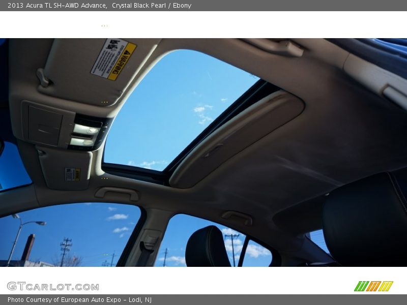 Crystal Black Pearl / Ebony 2013 Acura TL SH-AWD Advance