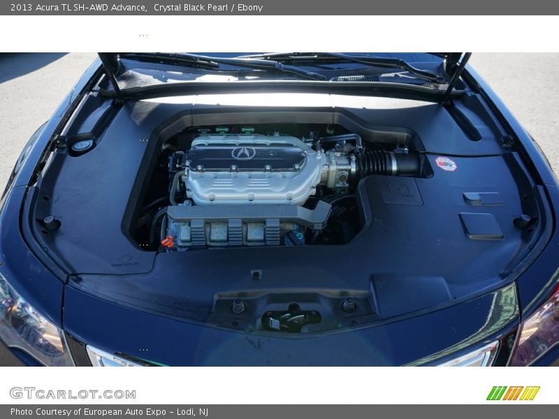 Crystal Black Pearl / Ebony 2013 Acura TL SH-AWD Advance