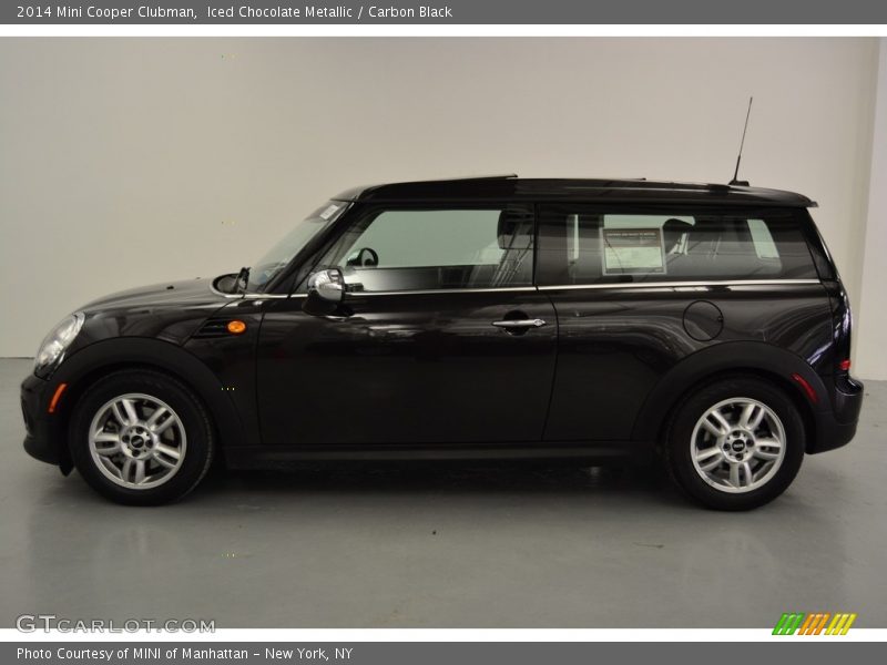 Iced Chocolate Metallic / Carbon Black 2014 Mini Cooper Clubman