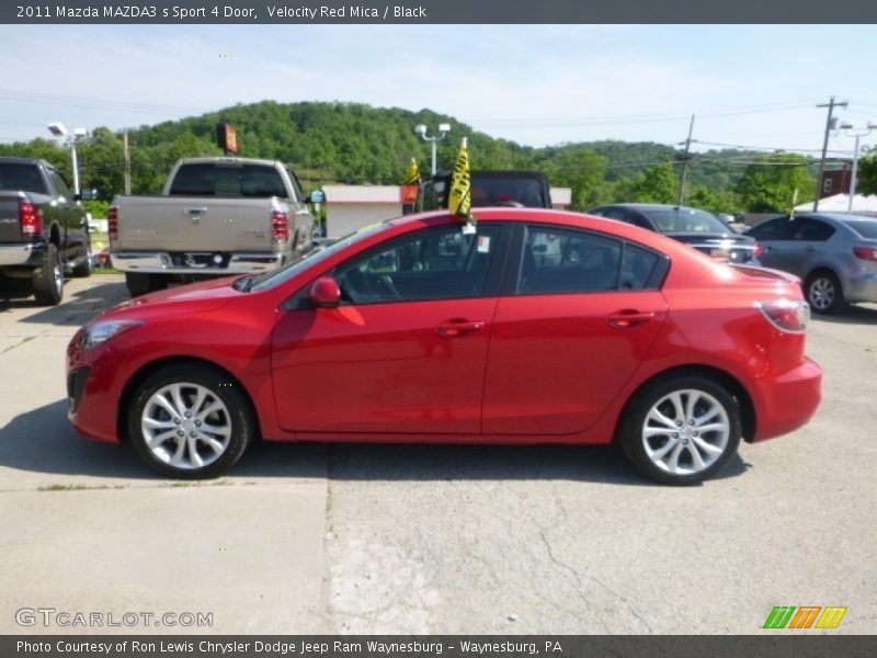 Velocity Red Mica / Black 2011 Mazda MAZDA3 s Sport 4 Door