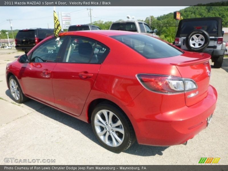 Velocity Red Mica / Black 2011 Mazda MAZDA3 s Sport 4 Door