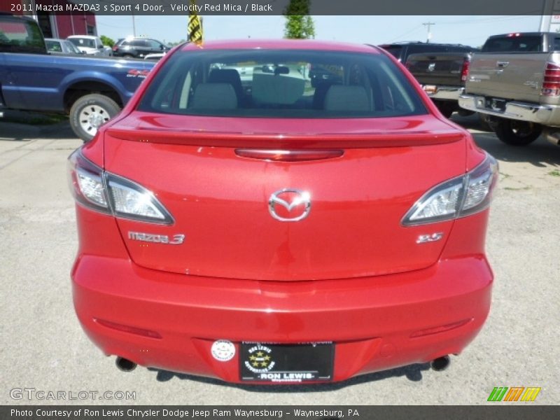 Velocity Red Mica / Black 2011 Mazda MAZDA3 s Sport 4 Door
