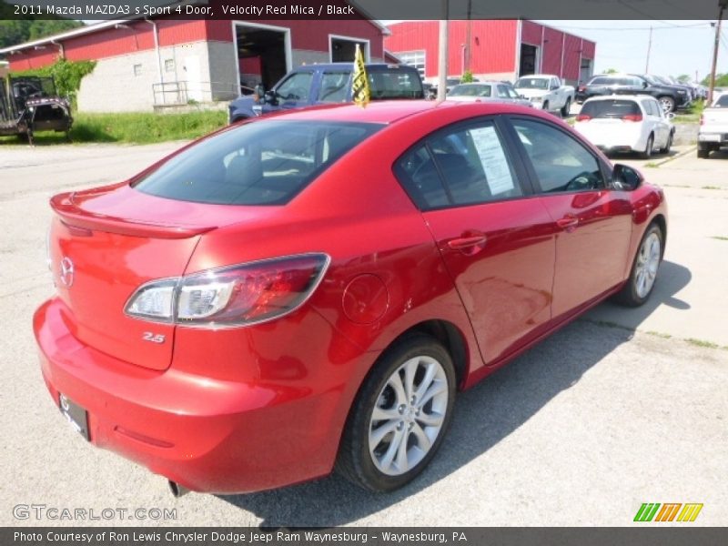 Velocity Red Mica / Black 2011 Mazda MAZDA3 s Sport 4 Door