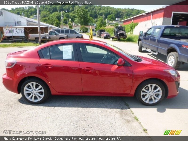 Velocity Red Mica / Black 2011 Mazda MAZDA3 s Sport 4 Door