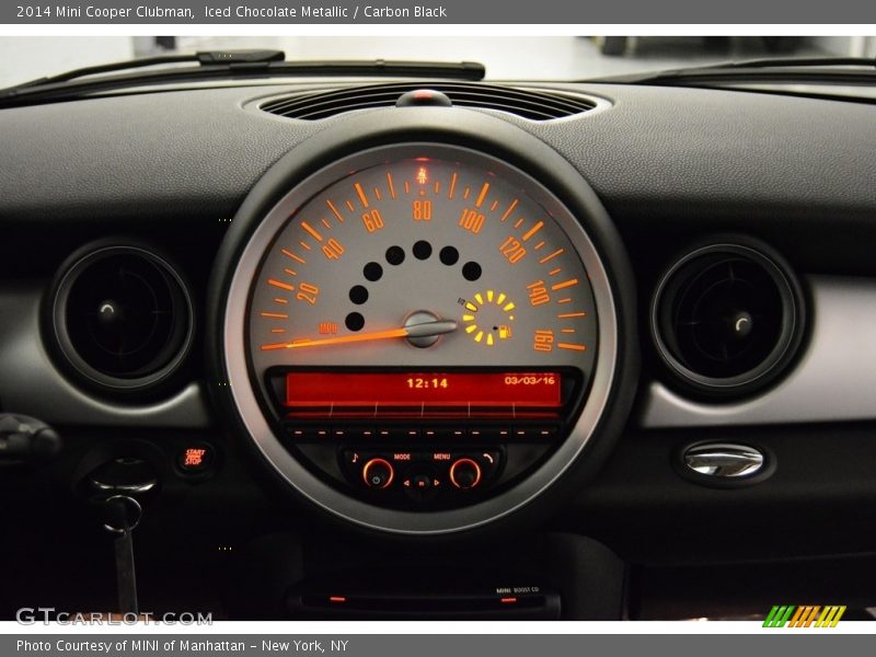 Iced Chocolate Metallic / Carbon Black 2014 Mini Cooper Clubman