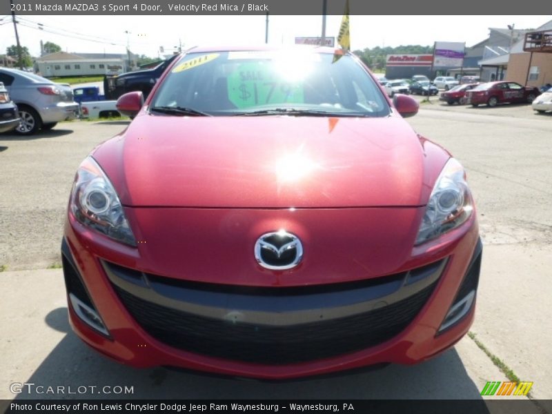 Velocity Red Mica / Black 2011 Mazda MAZDA3 s Sport 4 Door