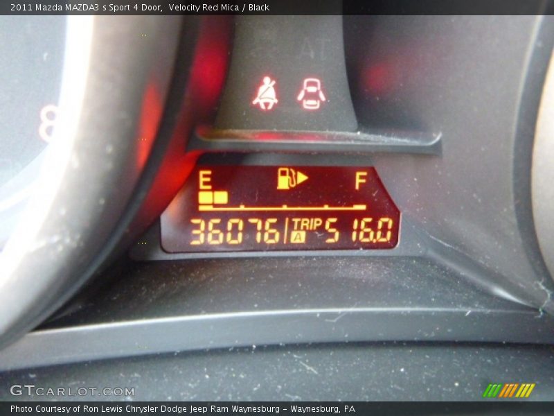 Velocity Red Mica / Black 2011 Mazda MAZDA3 s Sport 4 Door
