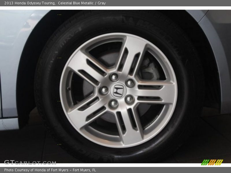 Celestial Blue Metallic / Gray 2013 Honda Odyssey Touring