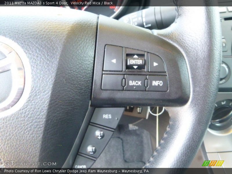 Velocity Red Mica / Black 2011 Mazda MAZDA3 s Sport 4 Door