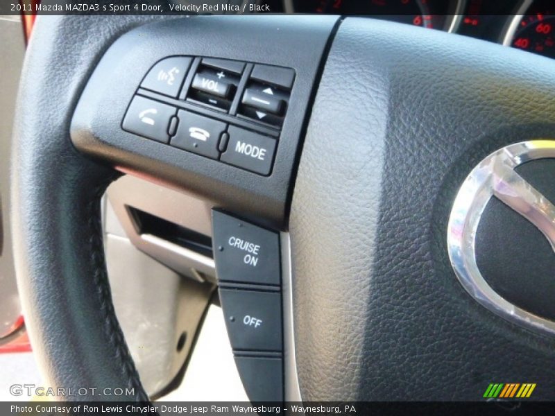 Velocity Red Mica / Black 2011 Mazda MAZDA3 s Sport 4 Door