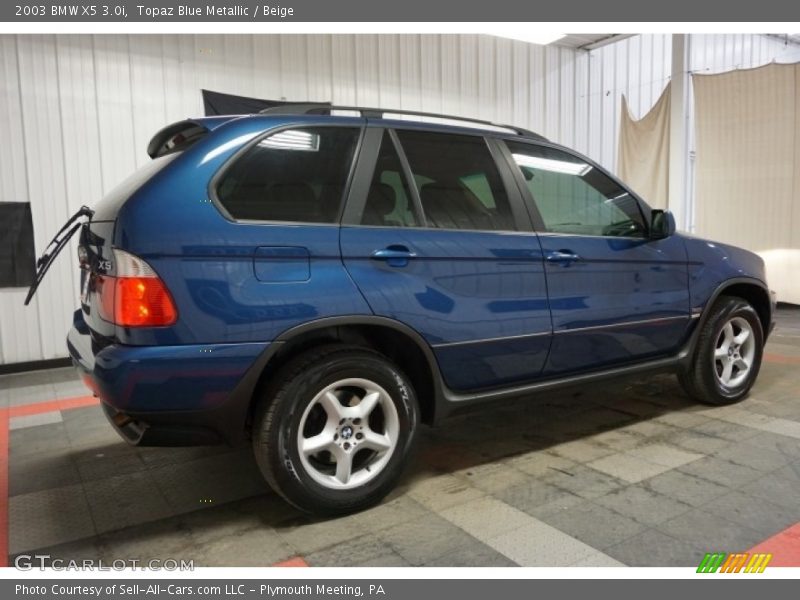 Topaz Blue Metallic / Beige 2003 BMW X5 3.0i
