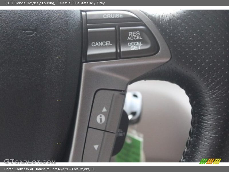 Celestial Blue Metallic / Gray 2013 Honda Odyssey Touring