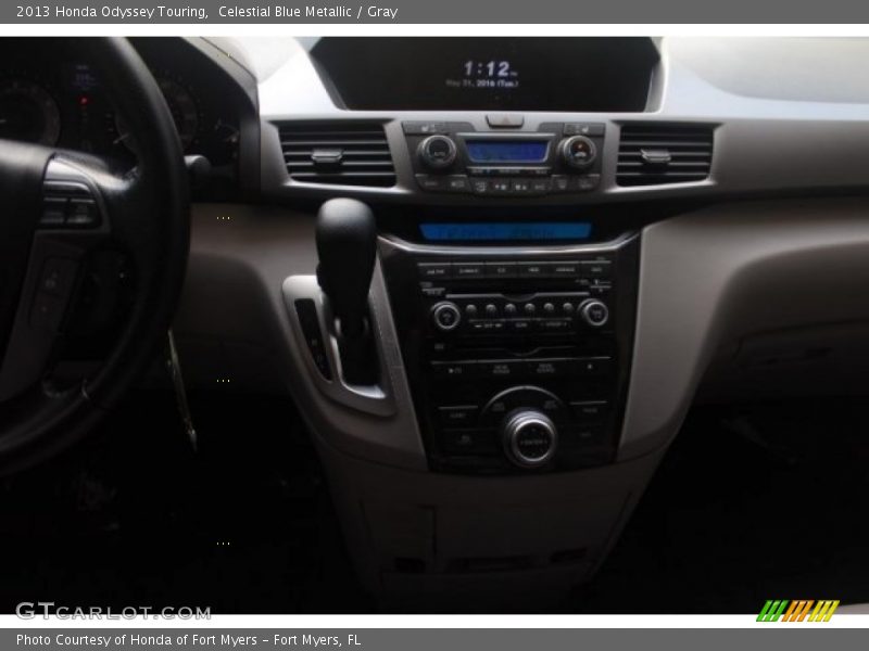 Celestial Blue Metallic / Gray 2013 Honda Odyssey Touring