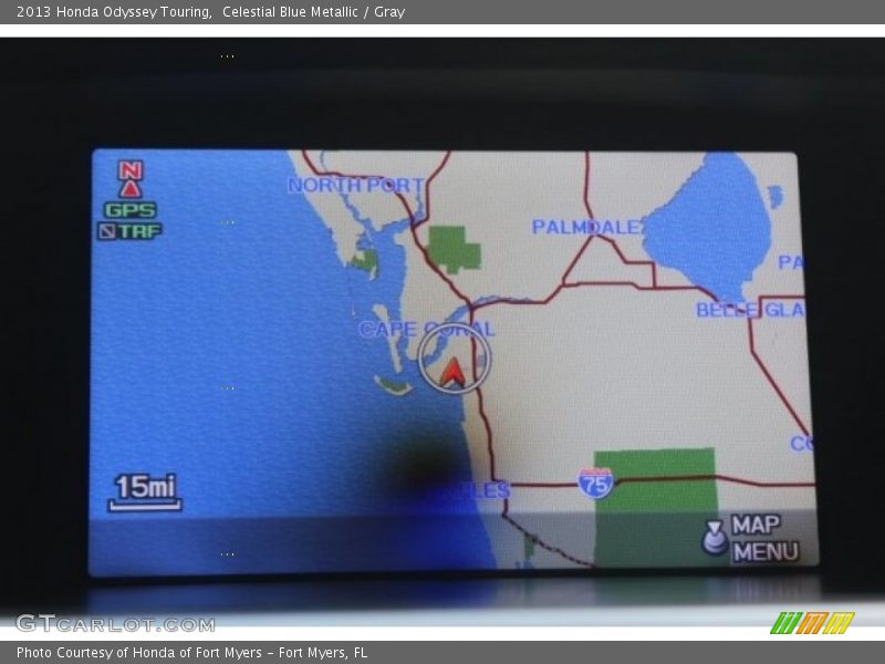 Celestial Blue Metallic / Gray 2013 Honda Odyssey Touring