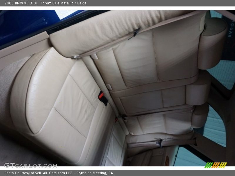 Topaz Blue Metallic / Beige 2003 BMW X5 3.0i