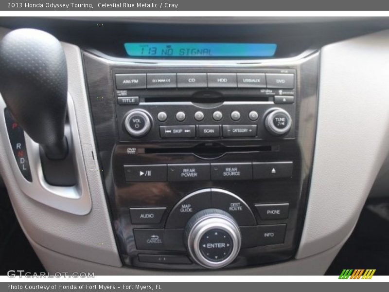 Celestial Blue Metallic / Gray 2013 Honda Odyssey Touring