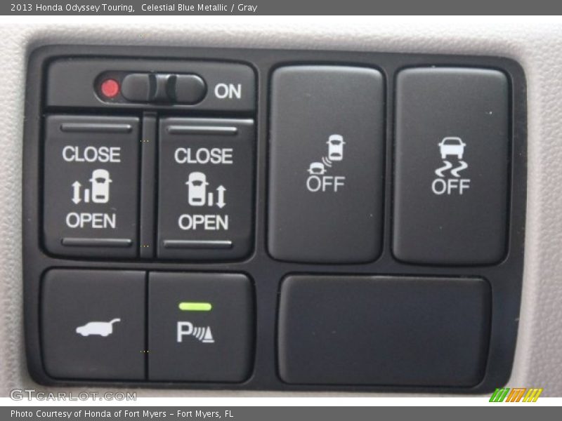 Celestial Blue Metallic / Gray 2013 Honda Odyssey Touring