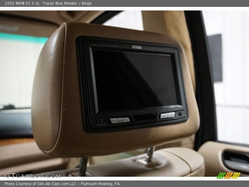 Topaz Blue Metallic / Beige 2003 BMW X5 3.0i