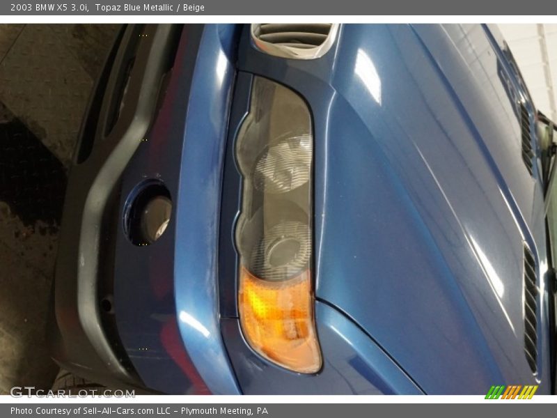 Topaz Blue Metallic / Beige 2003 BMW X5 3.0i