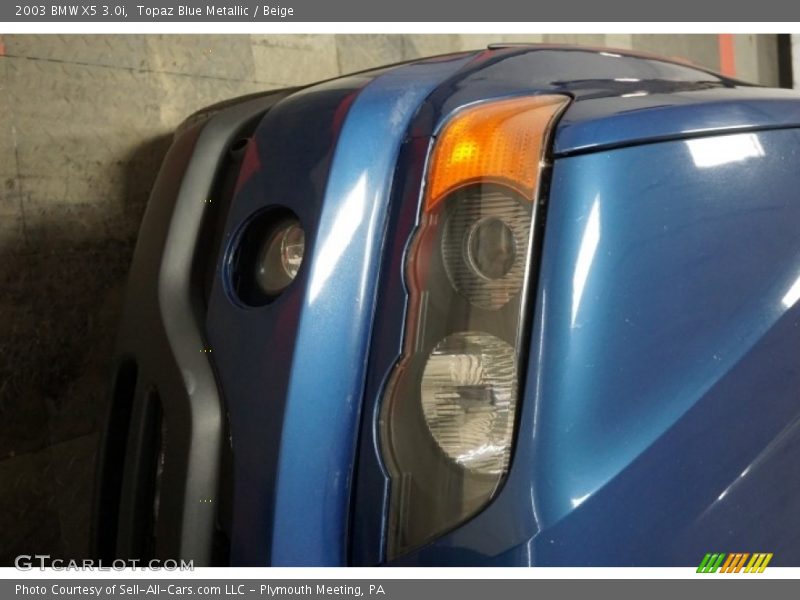 Topaz Blue Metallic / Beige 2003 BMW X5 3.0i
