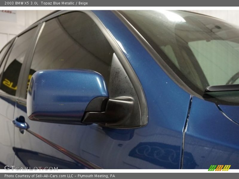 Topaz Blue Metallic / Beige 2003 BMW X5 3.0i